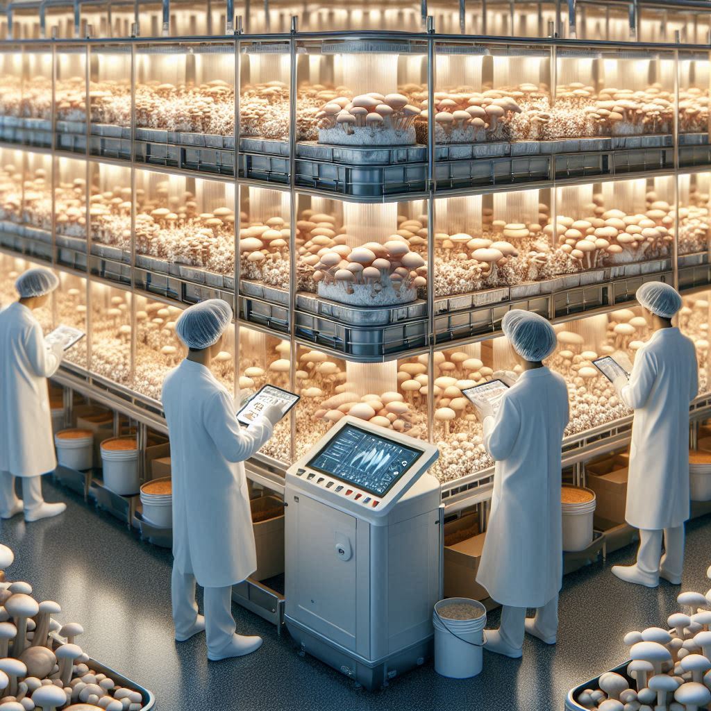 اجرا و پیاده سازی سیستم اتوماسیون سالن های پرورش قارچ